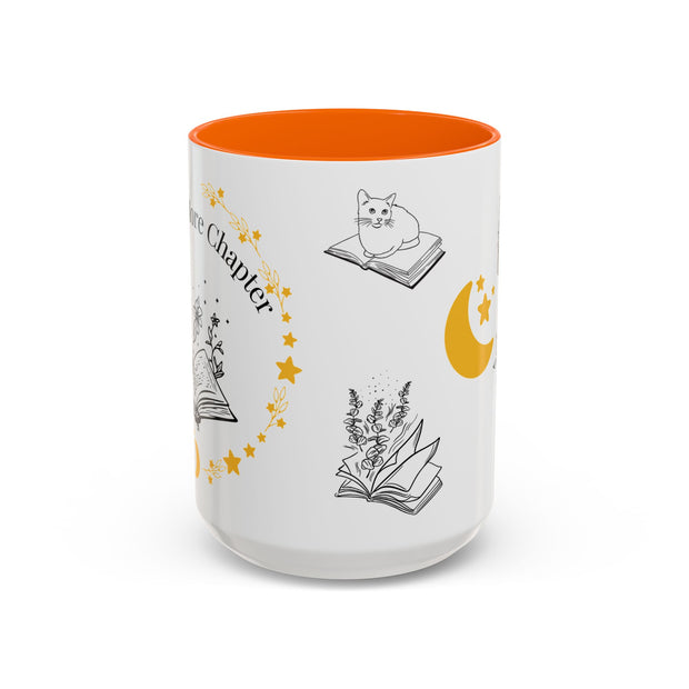 'Just One More Chapter' Accent Coffee Mug