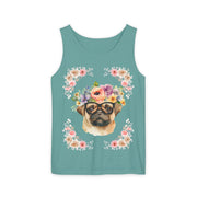 Geeky Goddess Pug Unisex Tank Top