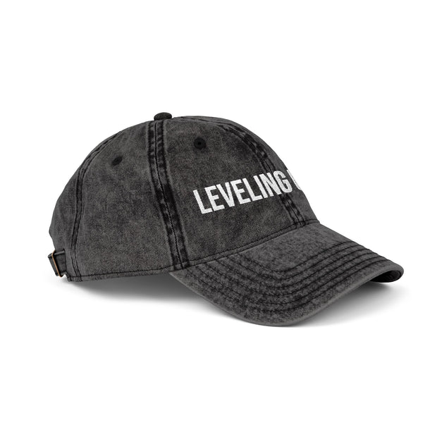 'Leveling Up In IRL' Vintage Embroidered Cap