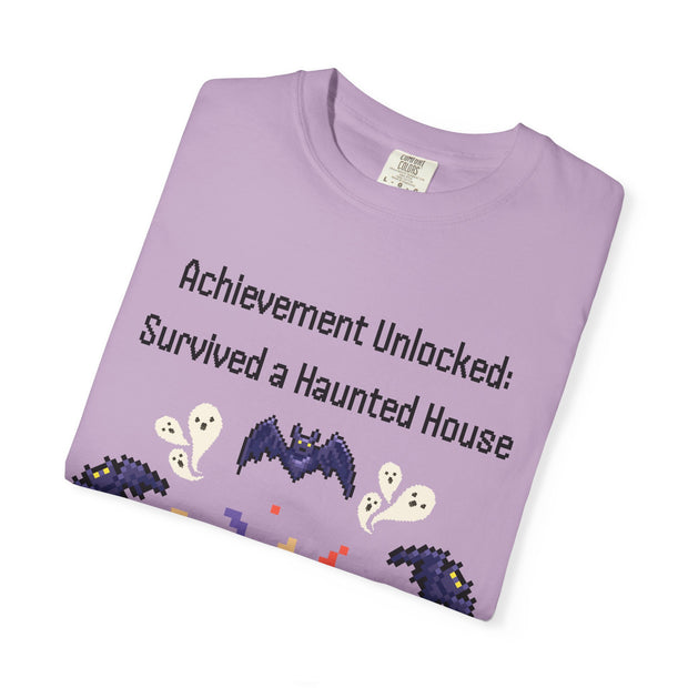 'Achievement Unlocked Haunted House' Unisex T-Shirt