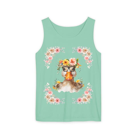 Geeky Goddess Duck Unisex Tank Top