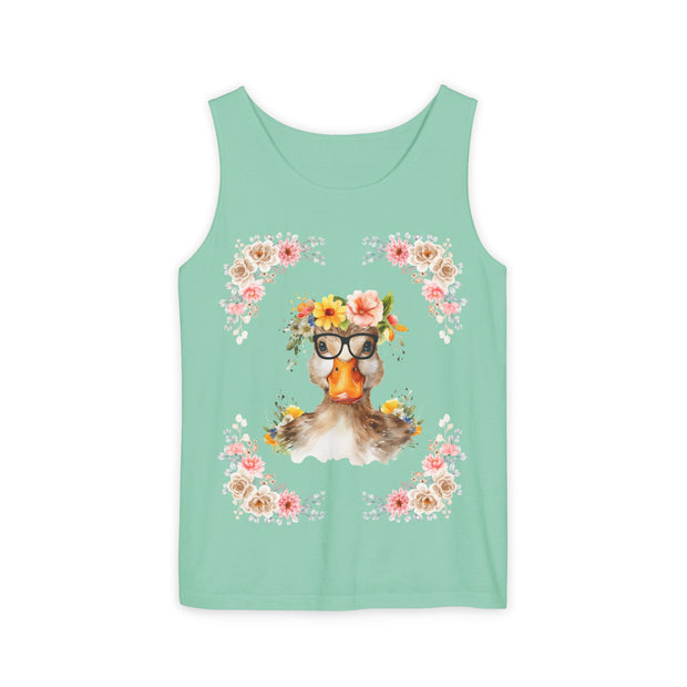 Geeky Goddess Duck Unisex Tank Top
