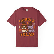 Thanksgiving Gobble Squad T-shirt, Unisex Tee for Pet Lovers, Fall Apparel, Thanksgiving Celebration, Cute Animal Shirt, Seasonal Gift