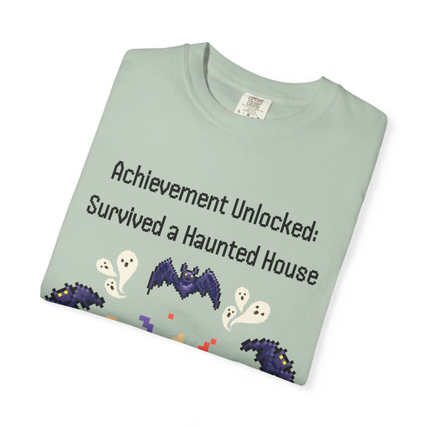 'Achievement Unlocked Haunted House' Unisex T-Shirt
