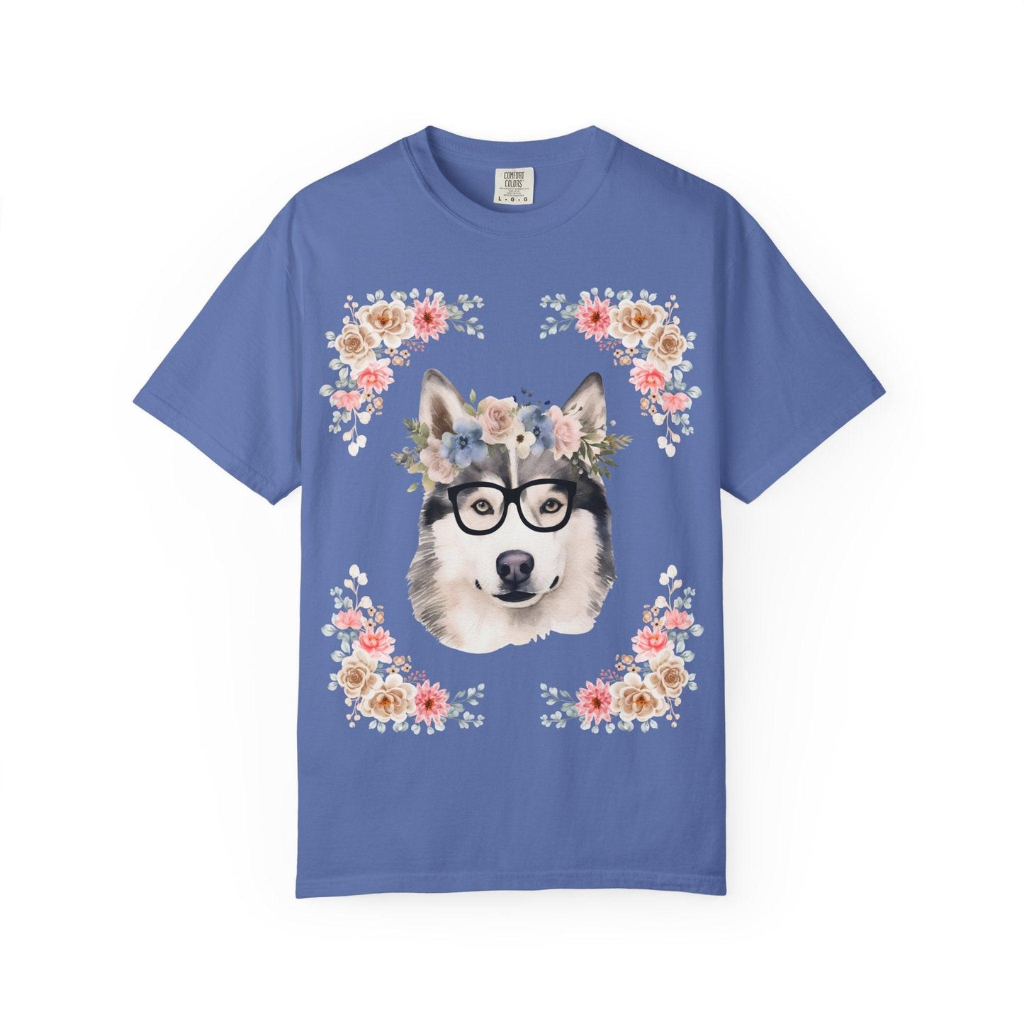 Geeky Goddess Siberian Husky Unisex T-Shirt
