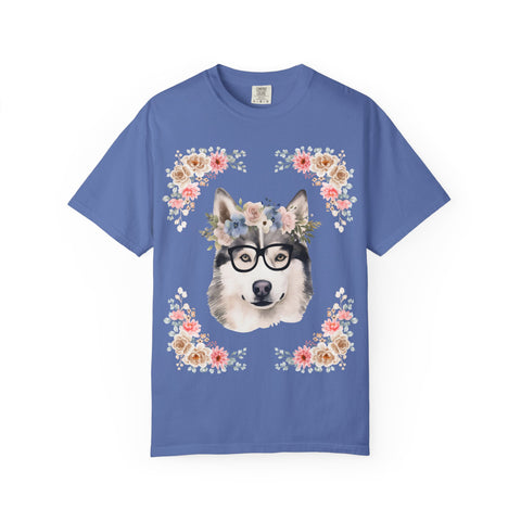Geeky Goddess Siberian Husky Unisex T-Shirt