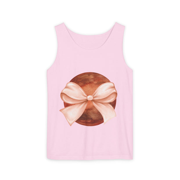 Mars Wrapped In Bow Unisex Tank Top