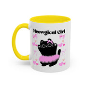 'Meowgical Girl' Accent Coffee Mug