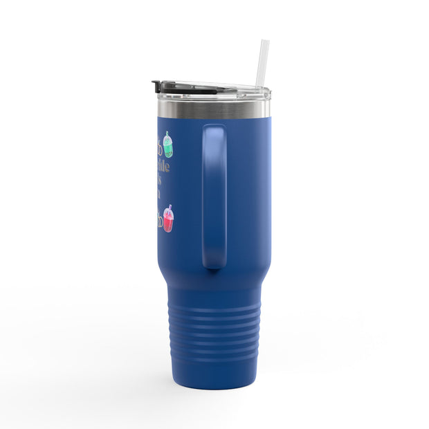'This Bride Needs Boba' Insulated Travel Mug, 40oz