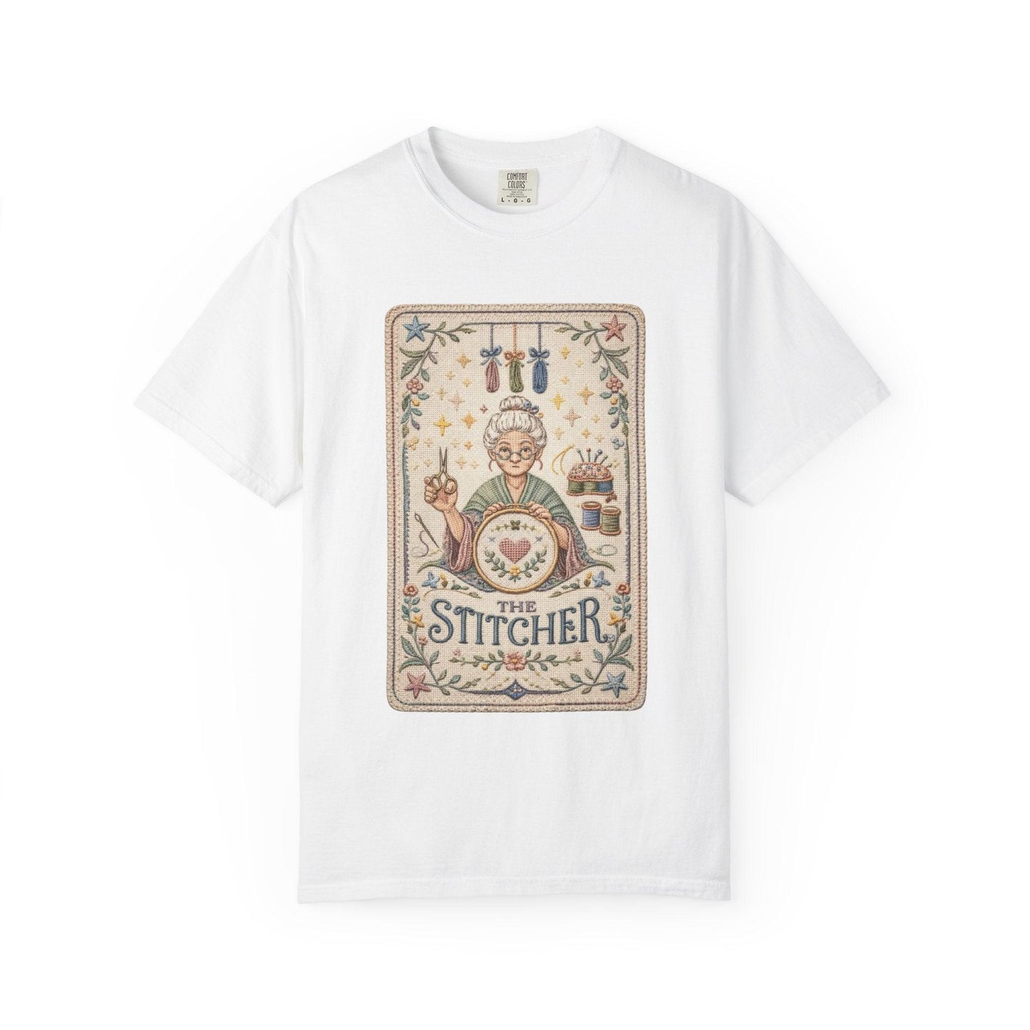 Grandma Hobbies Shirt, Vintage Cross Stitch Tee, Sewing Gift for Her, Embroidery Lover Shirt, Cottagecore Aesthetic
