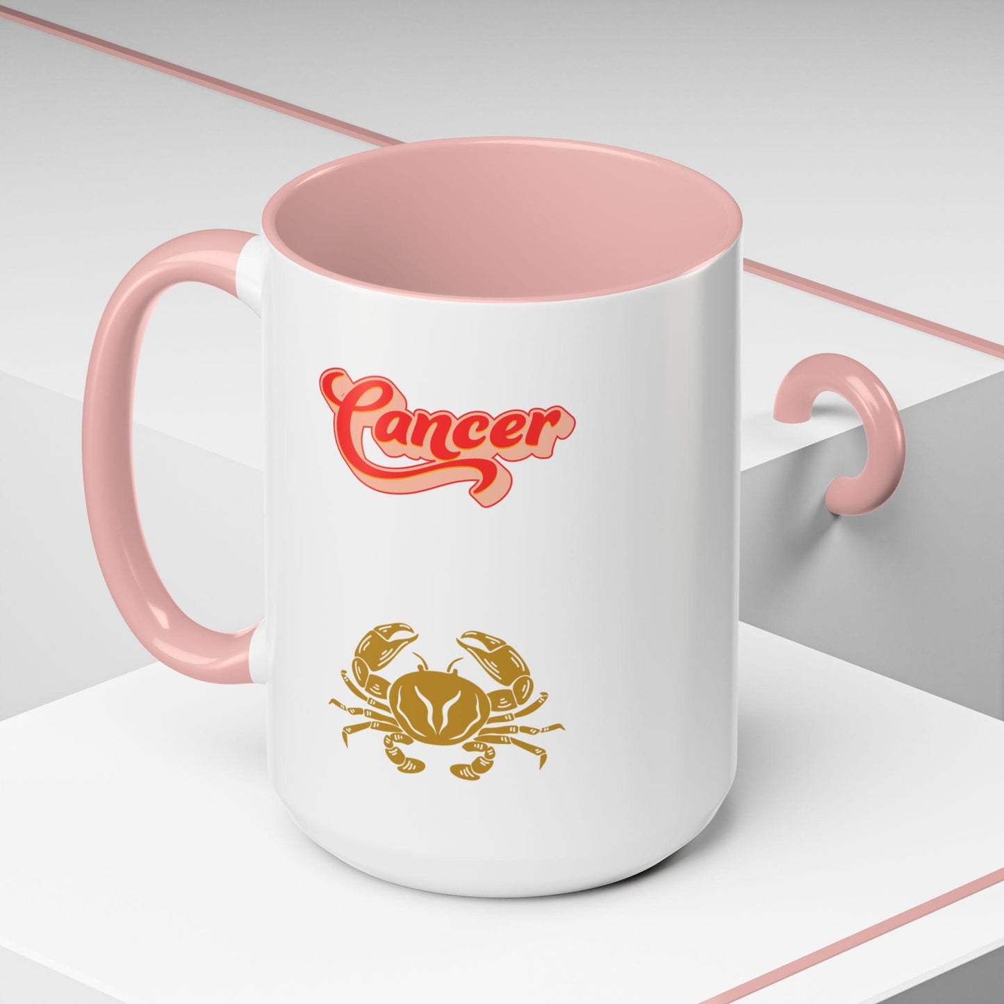 'Cancer' Zodiac Accent Coffee Mug