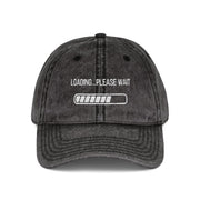 'Loading...Please Wait' Vintage Embroidered Cap