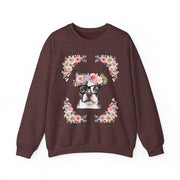 Geeky Goddess French Bulldog Unisex Crewneck Sweatshirt
