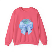 Blue/Green Planet Wrapped In A Bow Unisex Crewneck Sweatshirt