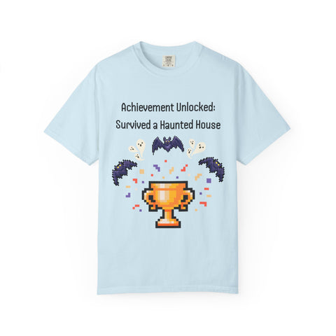 'Achievement Unlocked Haunted House' Unisex T-Shirt