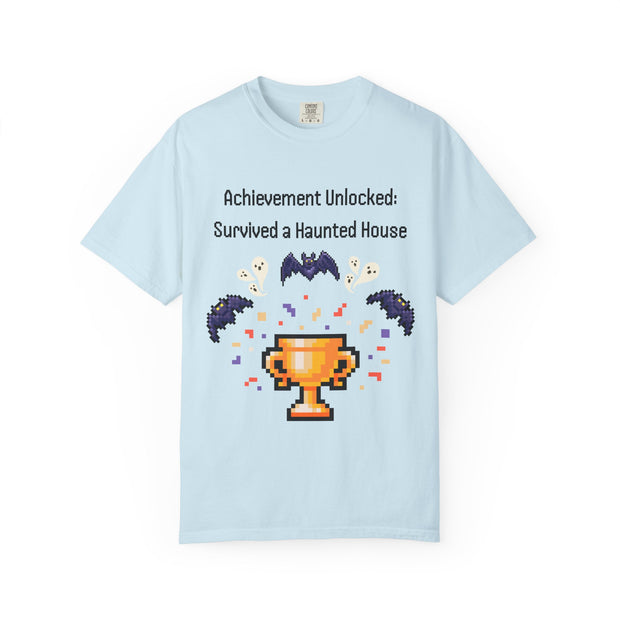 'Achievement Unlocked Haunted House' Unisex T-Shirt