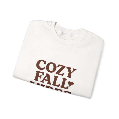 Cozy Fall Vibes Sweatshirt - Unisex Crewneck, Autumn Apparel, Perfect for Thanksgiving, Comfortable Gift, Casual Style