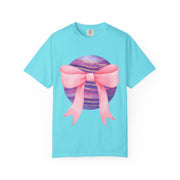 Pink/Purple Planet Wrapped In A Bow Unisex T-Shirt