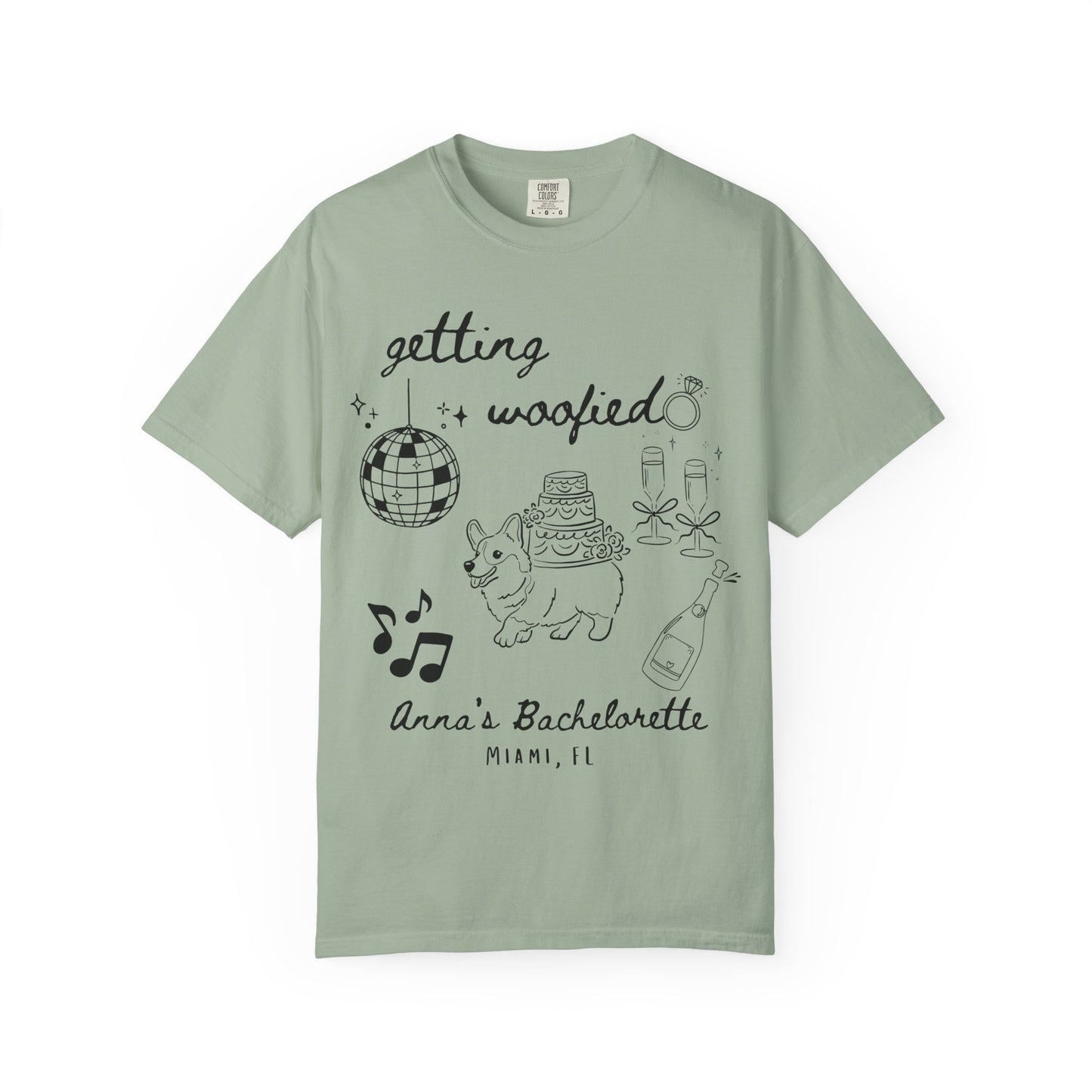 Getting Woofied Bachelorette Shirt Dog Bachelorette Shirt Dog Themed Bach Party Shirts Dog Lovers Wedding Shirts Dog Bridal Party Tees
