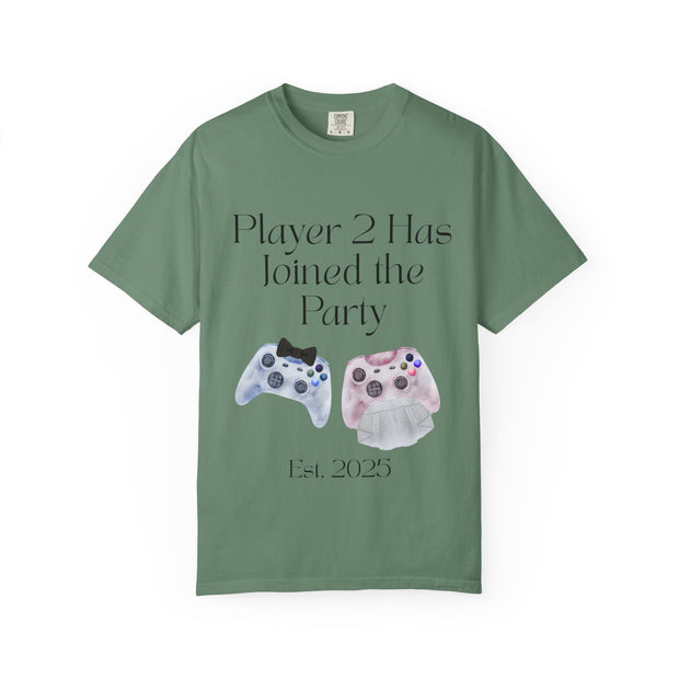 'Player 2 Has Joined The Party' 'Est. 2025' Unisex T-shirt