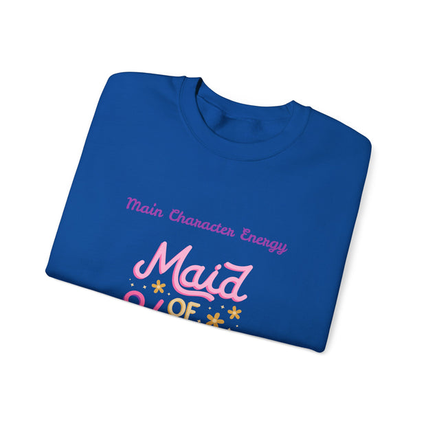'Main Character Energy: Maid of Honor' Unisex Crewneck Sweatshirt
