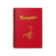 'Scorpio' Zodiac Spiral Notebook