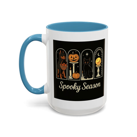 Spooky Season Doberman Accent Coffee Mug