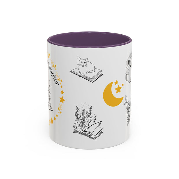 'Just One More Chapter' Accent Coffee Mug