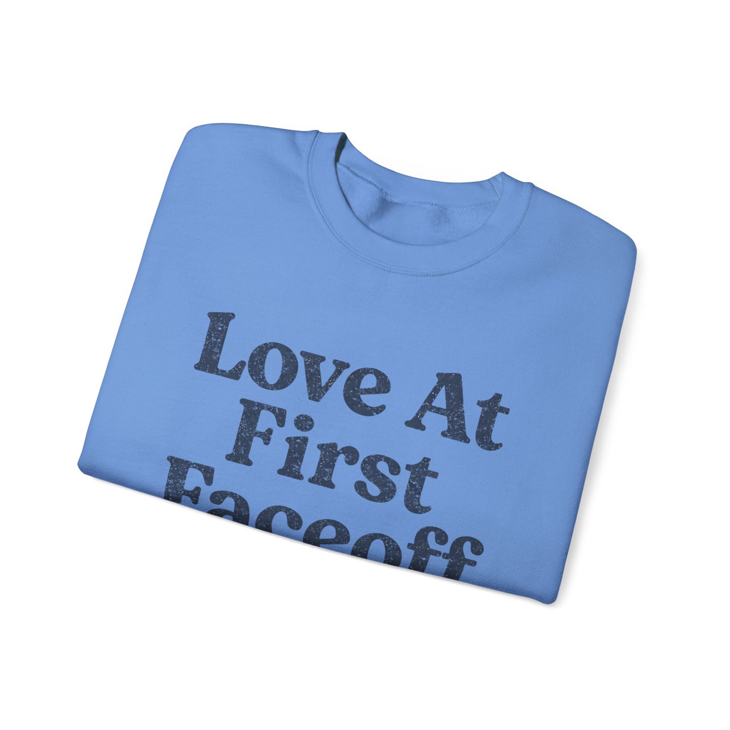 Love At First Faceoff Sweatshirt, Hockey Romance Booktok Crewneck, Sports Romance Reader Pullover