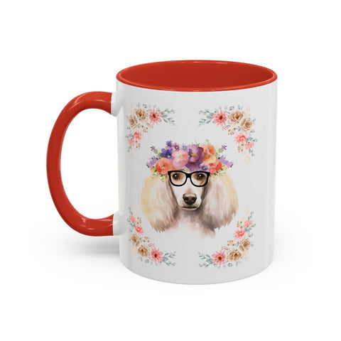 Geeky Goddess French Poodle Accent Coffee Mug