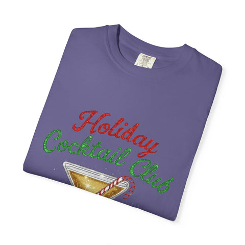 Holiday Cocktail Club T-Shirt | Let's Get Jolly Christmas Tee