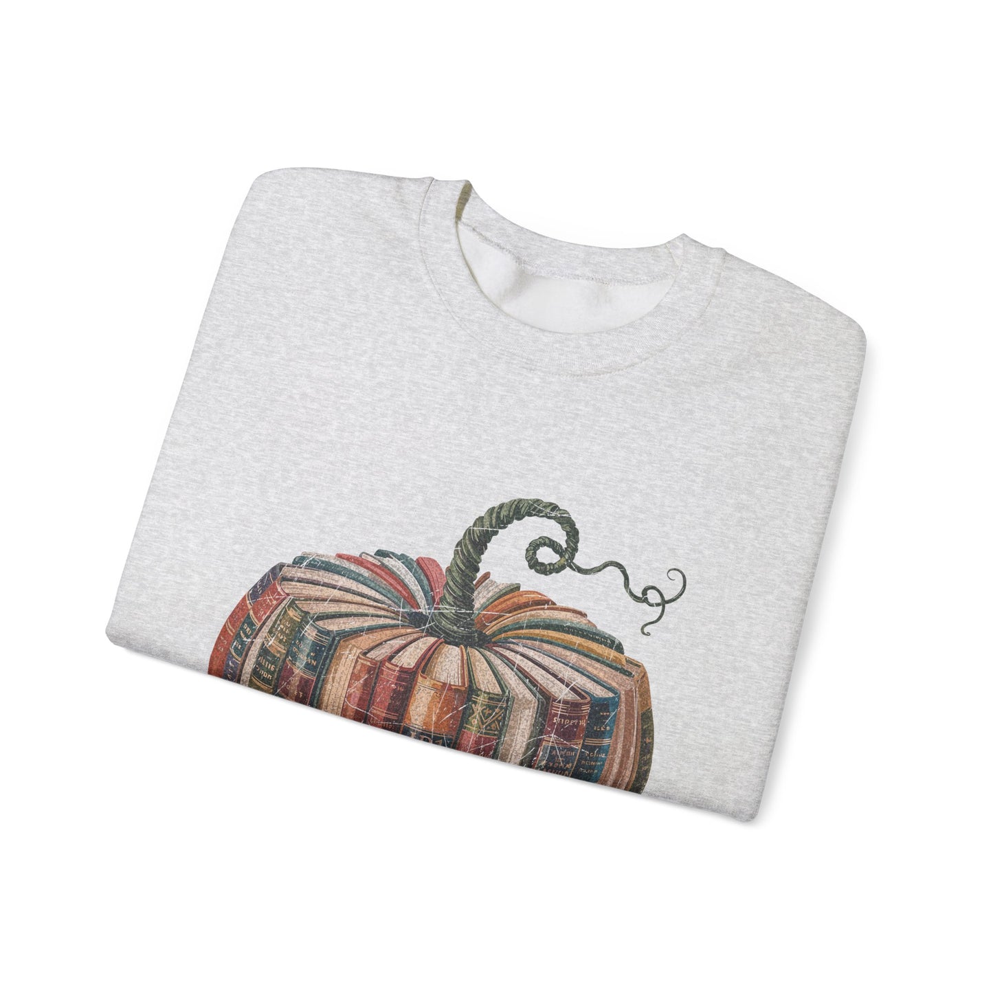 Patchwork Pumpkin Crewneck Sweatshirt | Fall Plaid Pumpkin Shirt