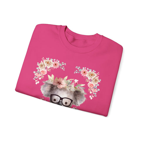 Geeky Goddess Koala Unisex Crewneck Sweatshirt