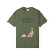 'Espawresso Yourself' Golden Retriever Unisex T-Shirt