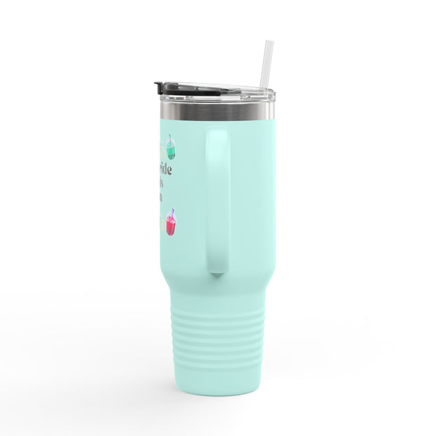 'This Bride Needs Boba' Insulated Travel Mug, 40oz