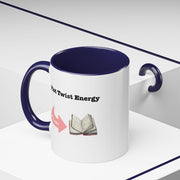 'Plot Twist Energy' Accent Coffee Mug