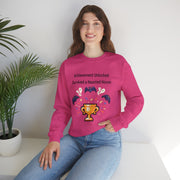 'Achievement Unlocked: Survived A Haunted House' Unisex Crewneck Sweatshirt