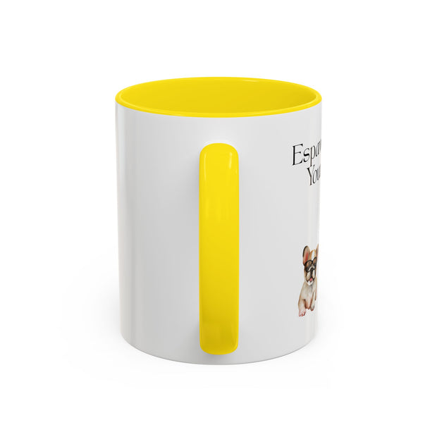 'Espawresso Yourself' French Bulldog Accent Coffee Mug