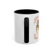 Geeky Goddess Pomeranian Accent Coffee Mug