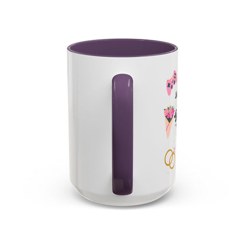 'Side Quest: Bridesmaid Duties' Accent Coffee Mug