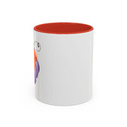 Purple Pumpkin Wrapped In A Bow Accent Coffee Mug