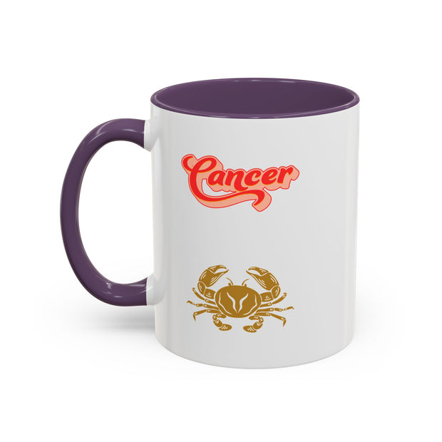 'Cancer' Zodiac Accent Coffee Mug