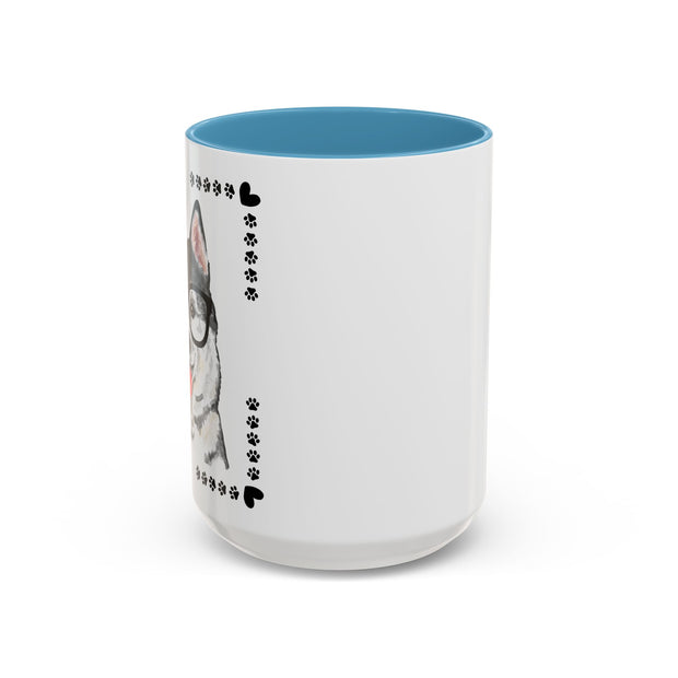 Geeky Good Siberian Husky Accent Coffee Mug