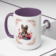Geeky Goddess Yorkie Accent Coffee Mug