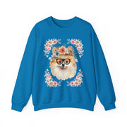 Geeky Goddess Pomeranian Unisex Crewneck Sweatshirt