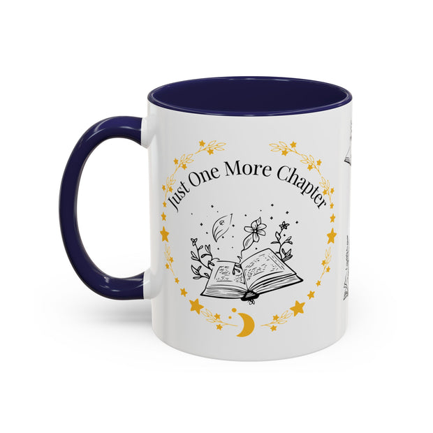 'Just One More Chapter' Accent Coffee Mug