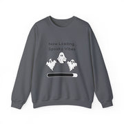 'Now Loading..Spooky Vibes' Unisex Crewneck Sweatshirt