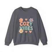 Cozy Vibes Sweatshirt - Perfect for Relaxing, Gifts, Spring Fashion, Casual Wear, Family Gatherings