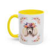 Geeky Goddess French Poodle Accent Coffee Mug