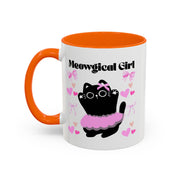 'Meowgical Girl' Accent Coffee Mug